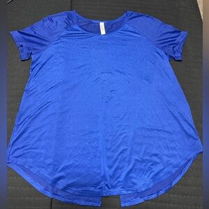 lululemon athletica Royal Blue Short Sleeve Tee